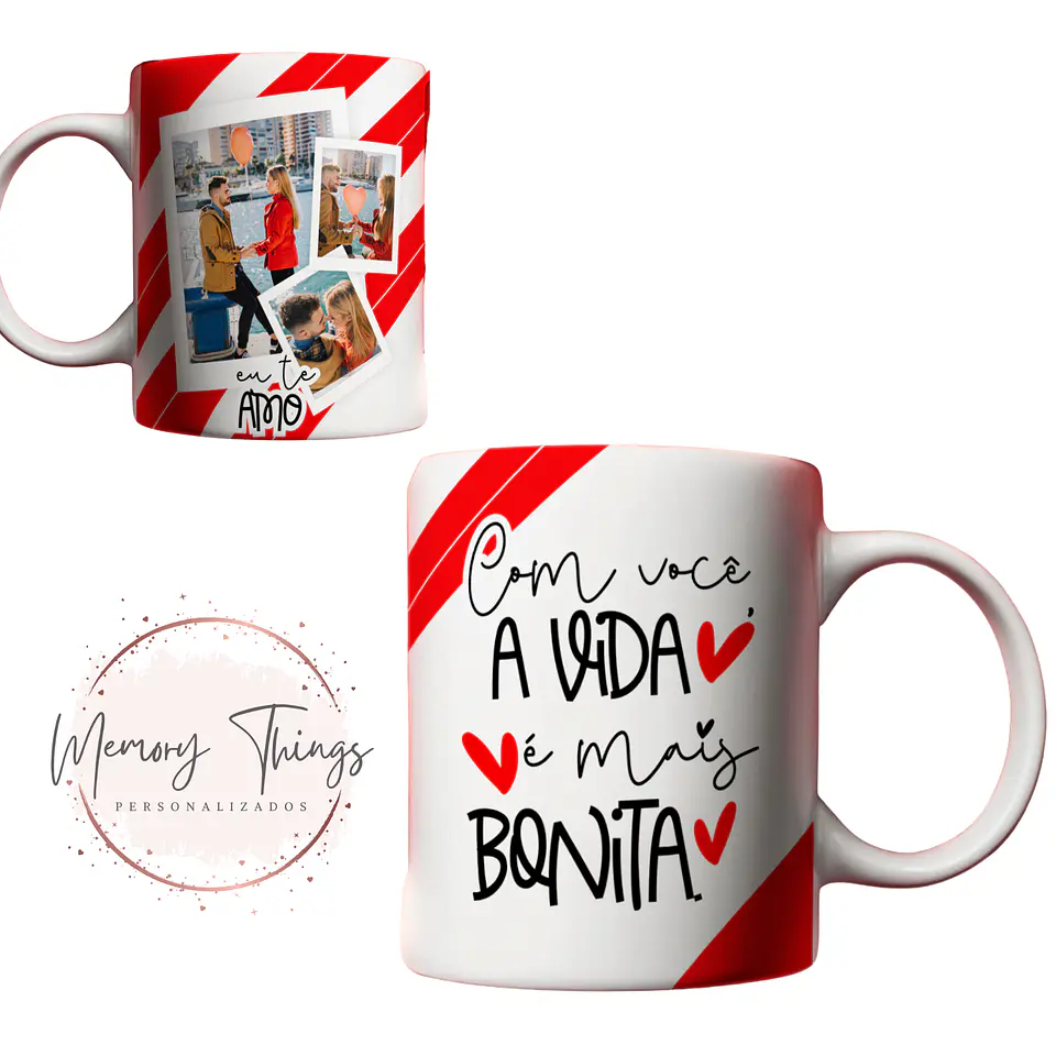 Coleção Canecas Para Sempre Meu Eterno Amor 3