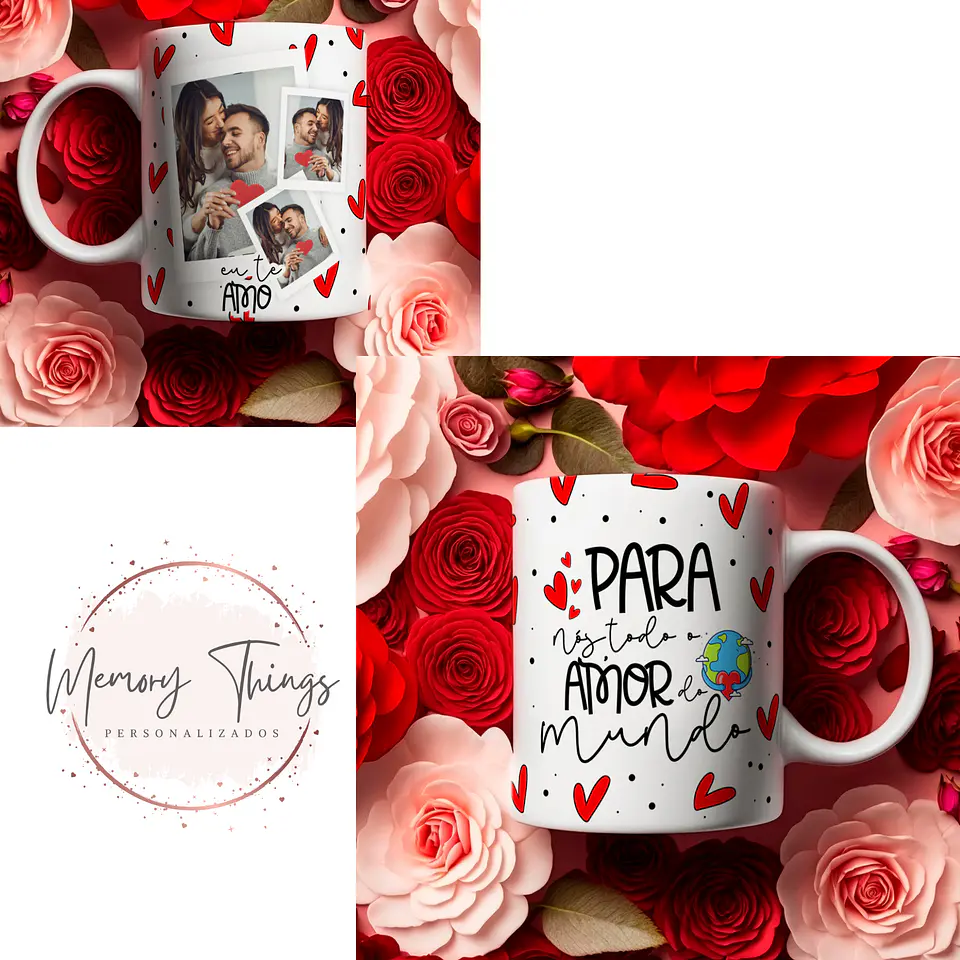 Coleção Canecas Para Sempre Meu Eterno Amor 7