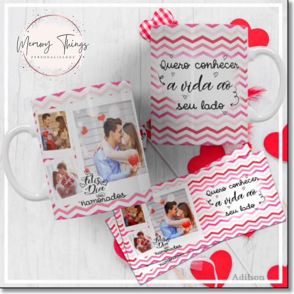 Coleção Caneca Dia dos Namorados Mais sincero amor 3