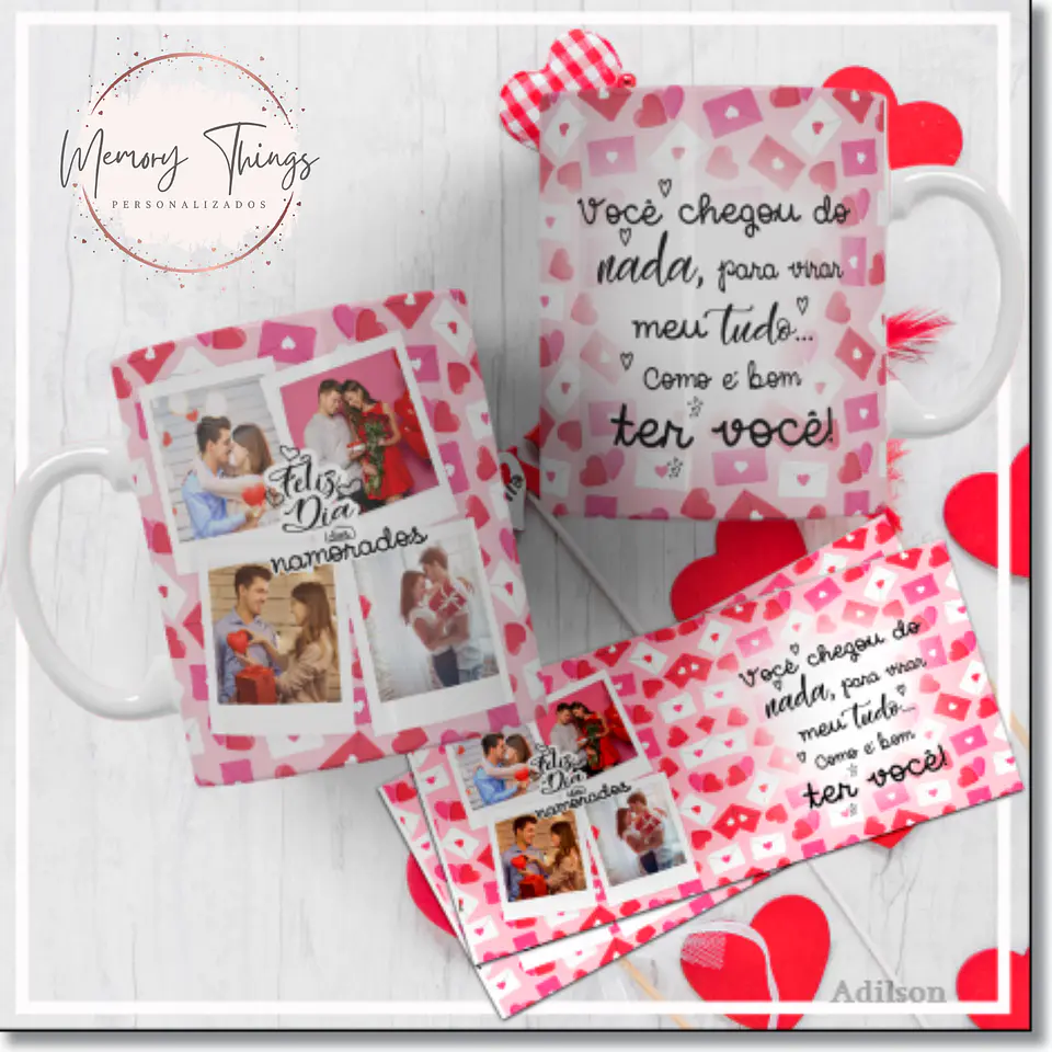 Coleção Caneca Dia dos Namorados Mais sincero amor 10