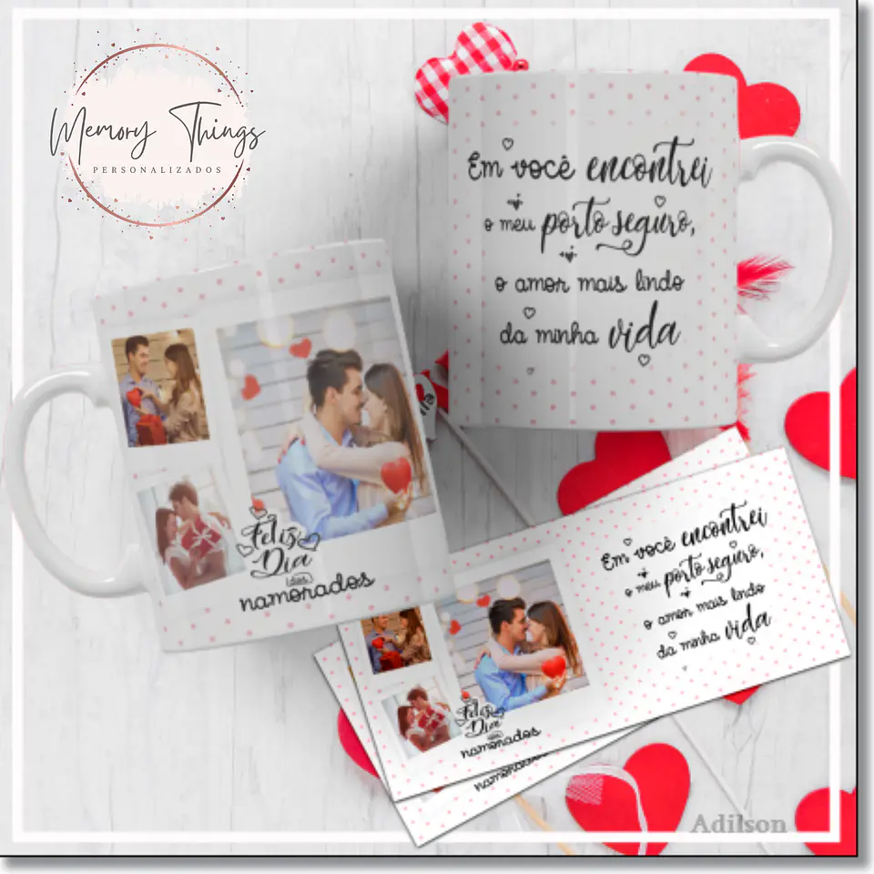 Coleção Caneca Dia dos Namorados Mais sincero amor 11