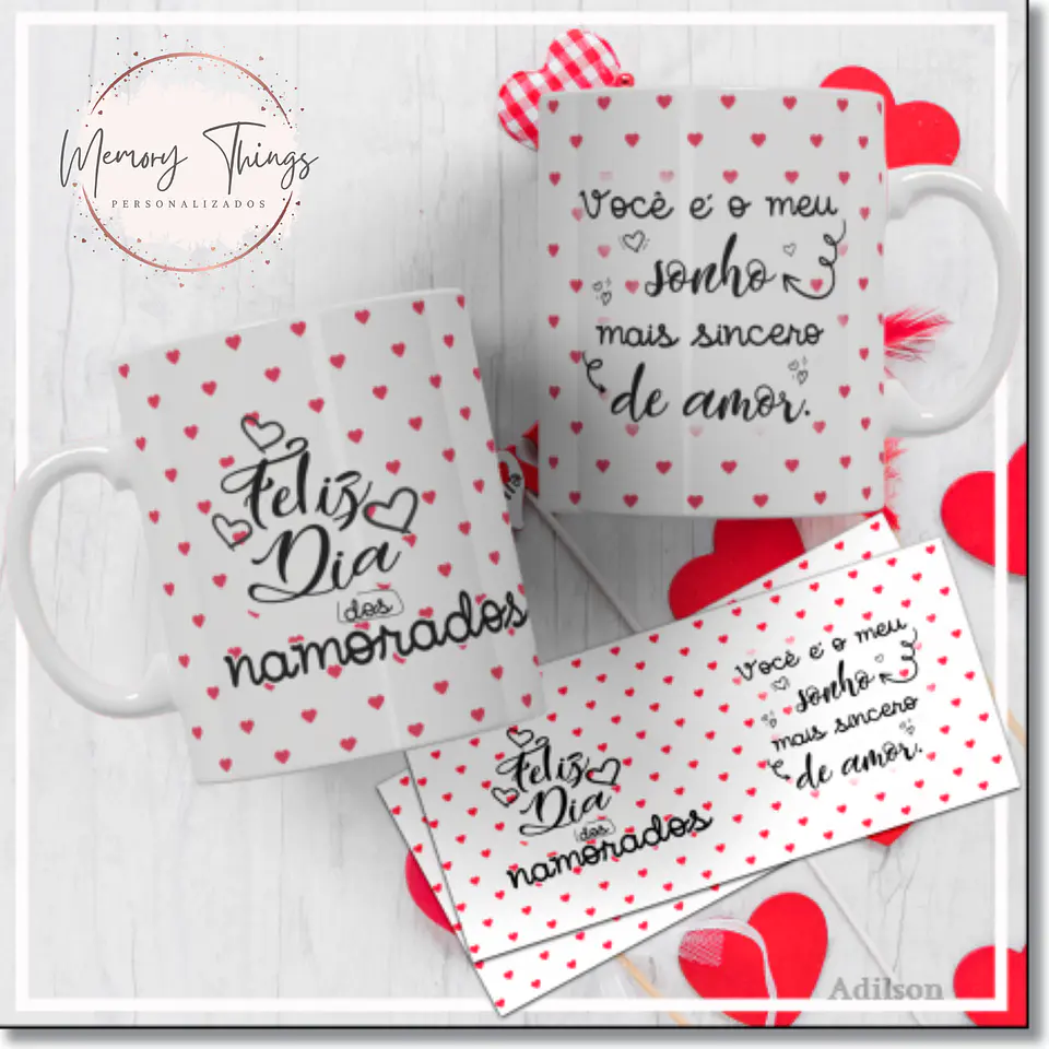 Coleção Caneca Dia dos Namorados Mais sincero amor 12