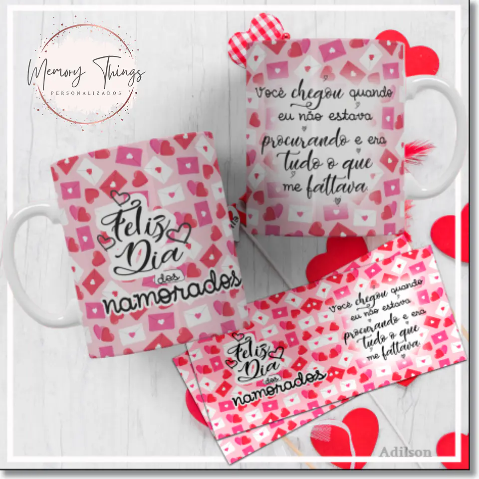 Coleção Caneca Dia dos Namorados Mais sincero amor 15