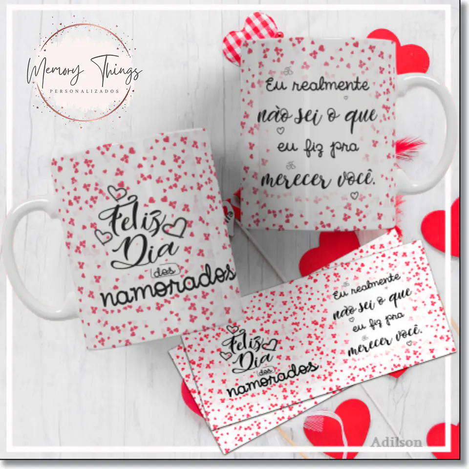 Coleção Caneca Dia dos Namorados Mais sincero amor 19