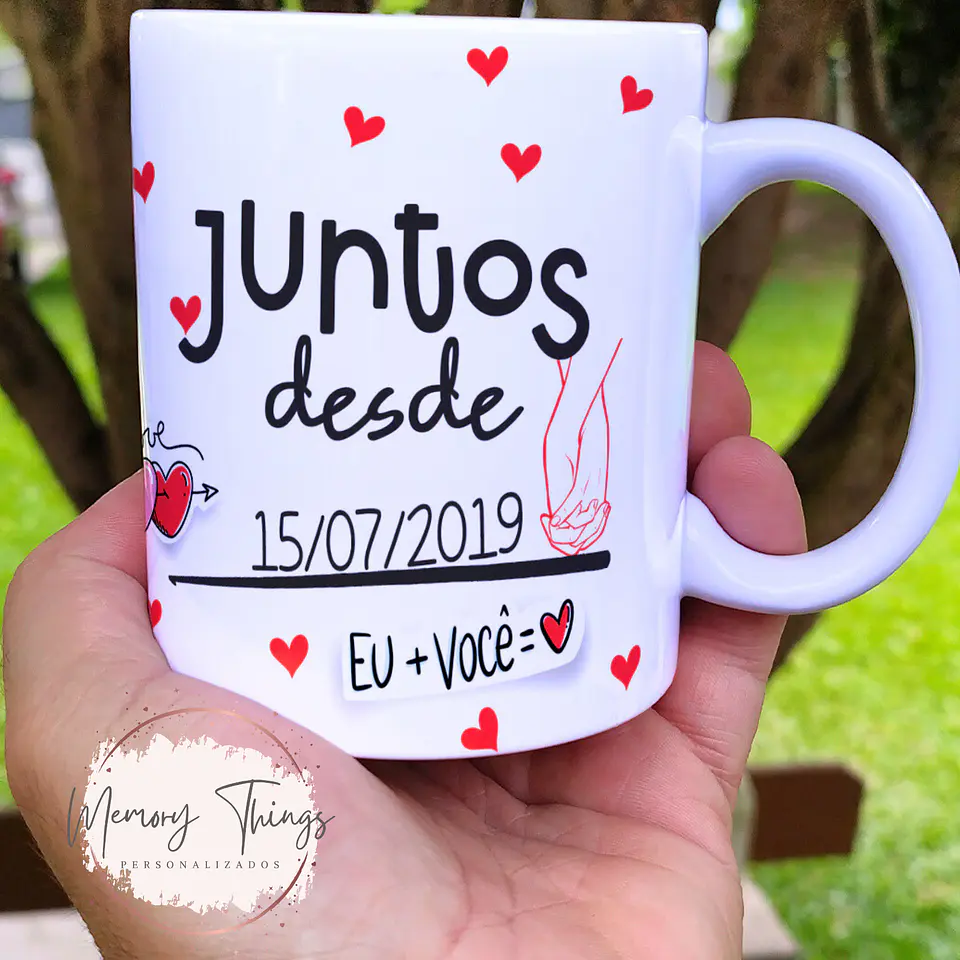 Coleção Canecas Juntos desde 11