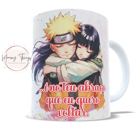 Caneca Naruto e Hinata
