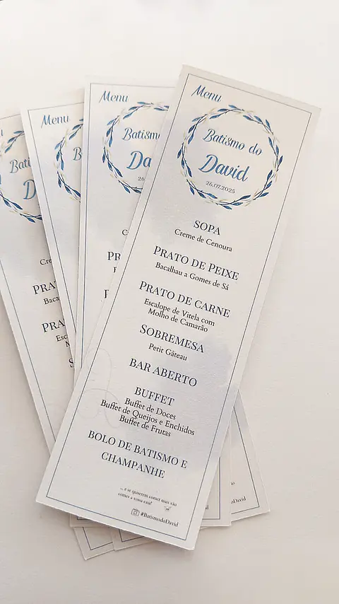 Ementas Personalizadas 