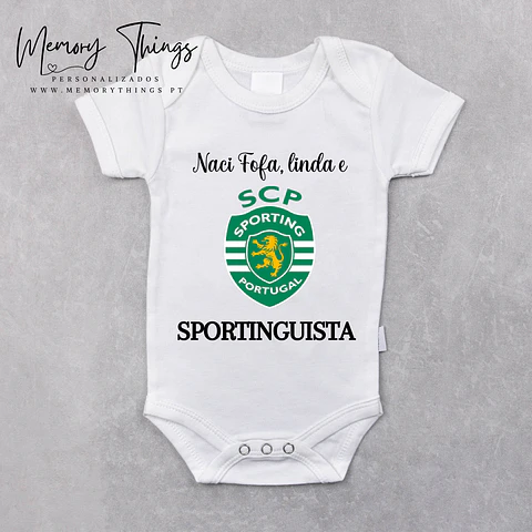 Body Sporting Nasci Fofa, Linda e Sportinguista 