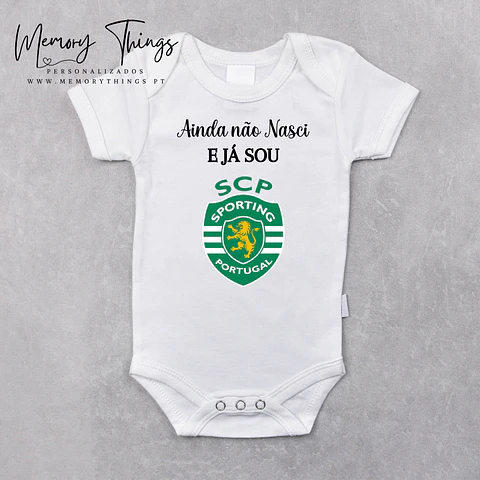 Body Sporting Ainda Não nasci e Já Sou Sporting