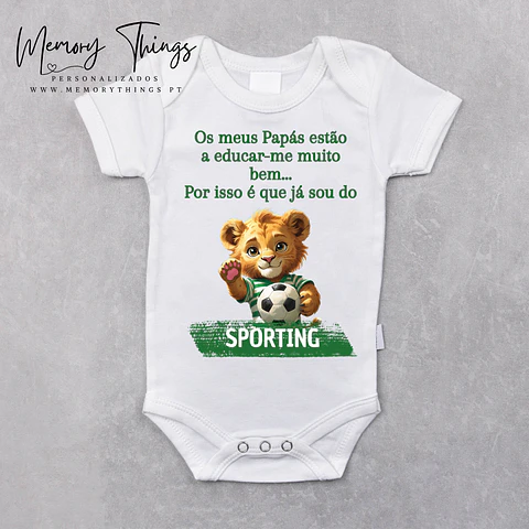 Body Sporting Os meus papás estão a educar-me muito bem...