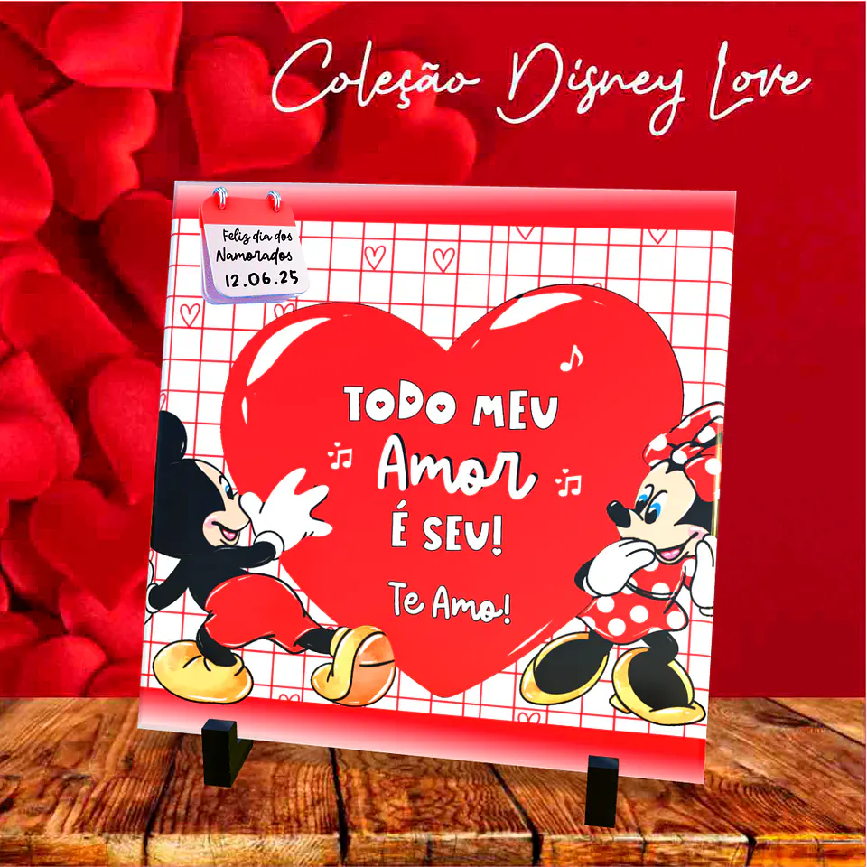 Coleção Azulejo Disney Love 12