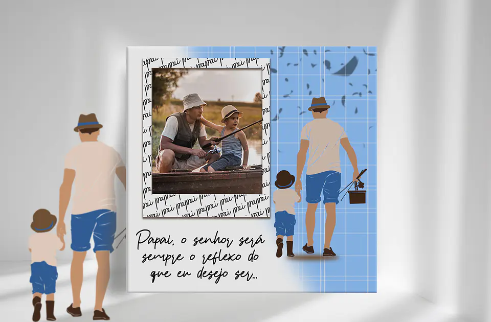 Coleção Azulejos Pai em Castanho 2