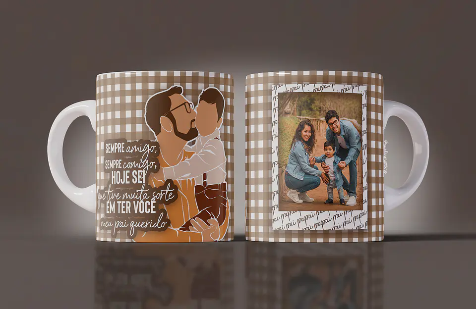 Caneca Pai Castanho 2
