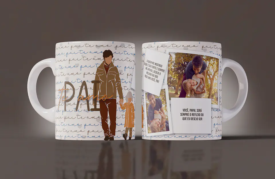 Caneca Pai Castanho 7