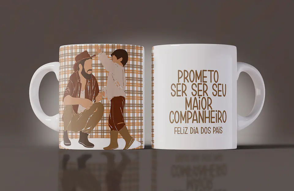 Caneca Pai Castanho 10