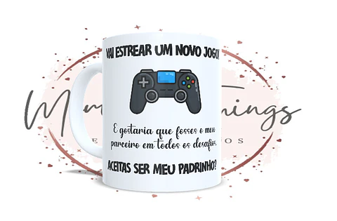 Caneca Padrinho Gamer
