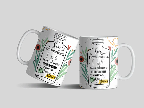 Coleção Caneca Professoras Frases