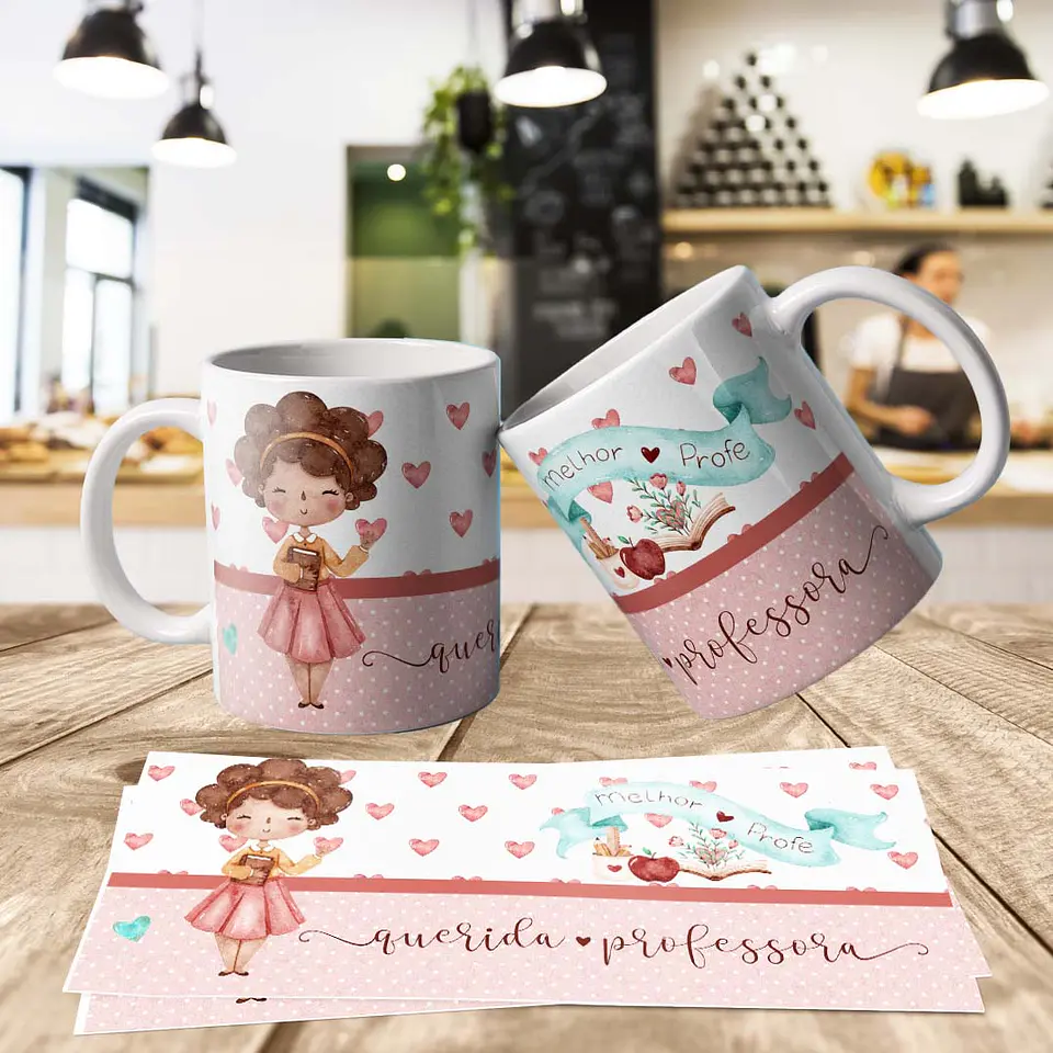 Coleção Canecas Professora Aquarela 18