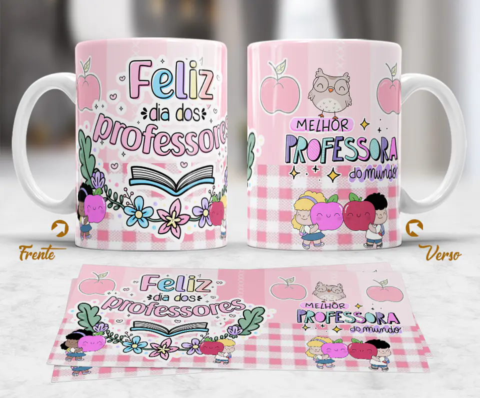 Coleção Caneca Professora mudar o mundo 3