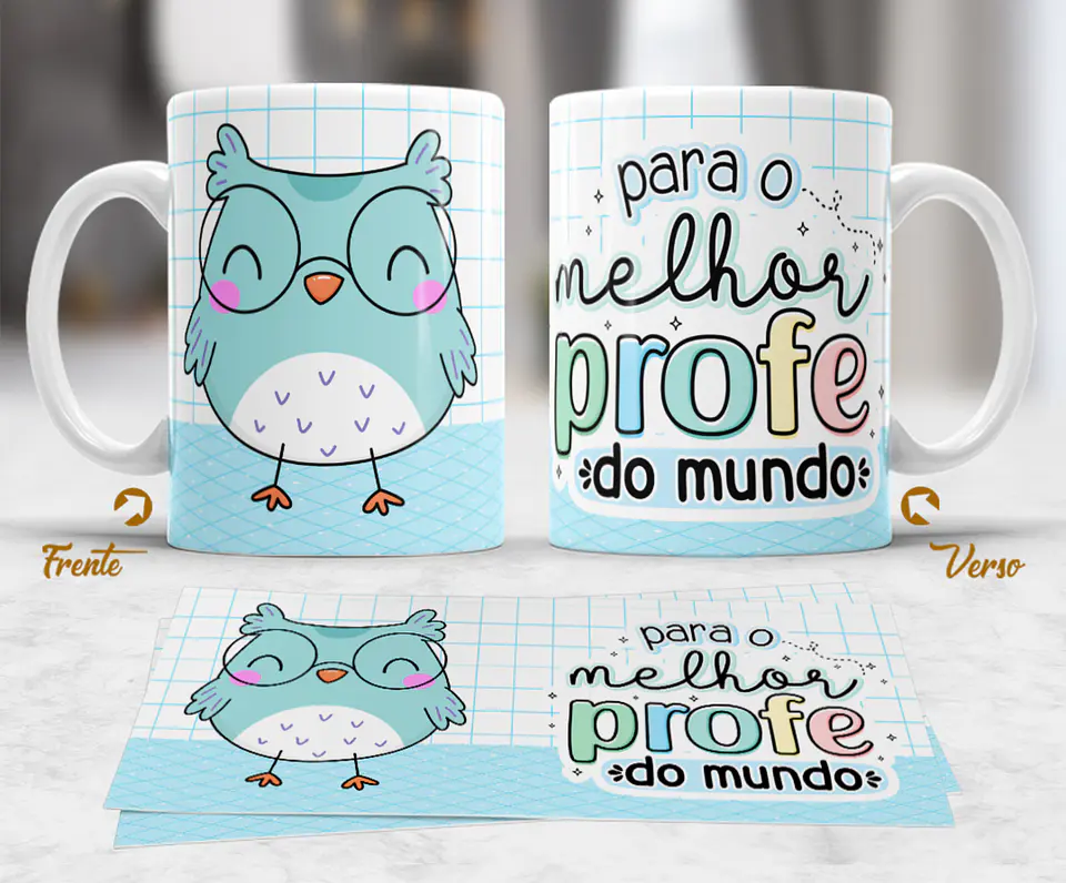 Coleção Caneca Professora mudar o mundo 4