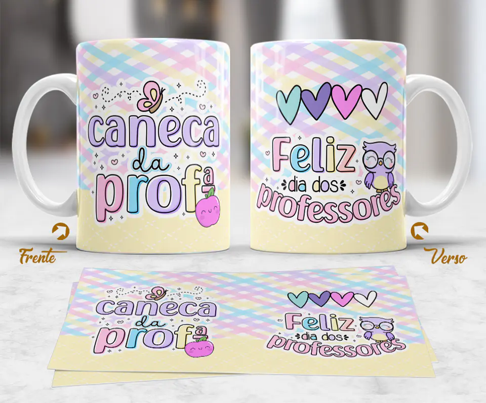 Coleção Caneca Professora mudar o mundo 7