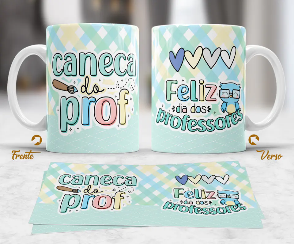 Coleção Caneca Professora mudar o mundo 8