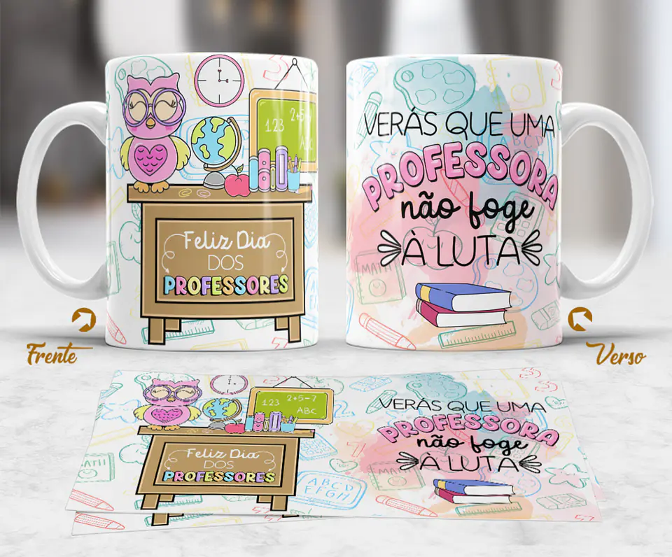 Coleção Caneca Professora mudar o mundo 10