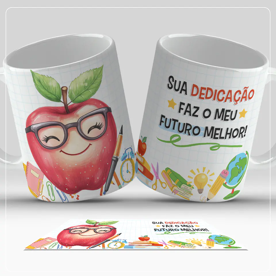 Coleção Caneca Proofessores Dedicação 16