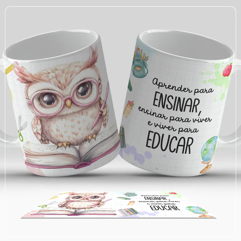 Coleção Caneca Proofessores Dedicação 20