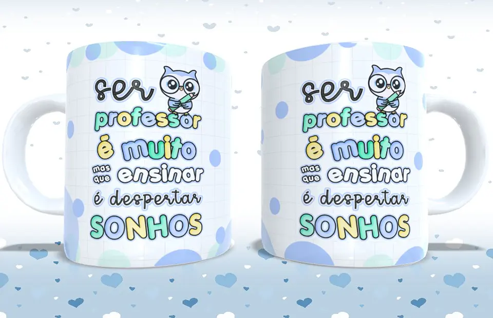 Coleção Caneca professor Corujinha 6