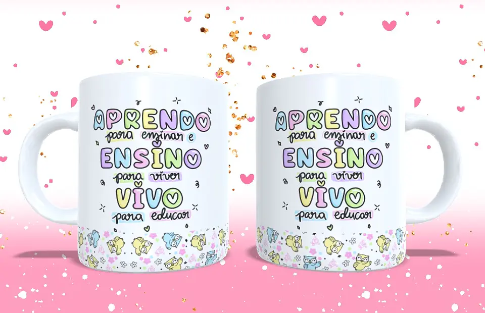Coleção Canecas Ensinar 12