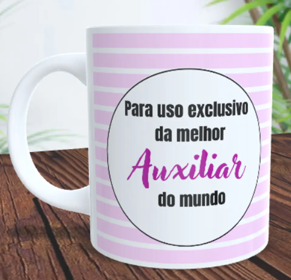 Coleção Caneca Melhor Auxiliar do mundo 2