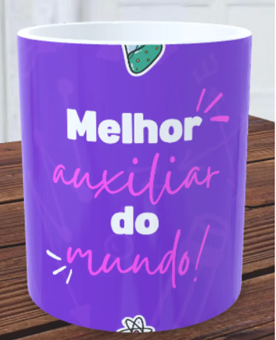 Coleção Caneca Melhor Auxiliar do mundo 5