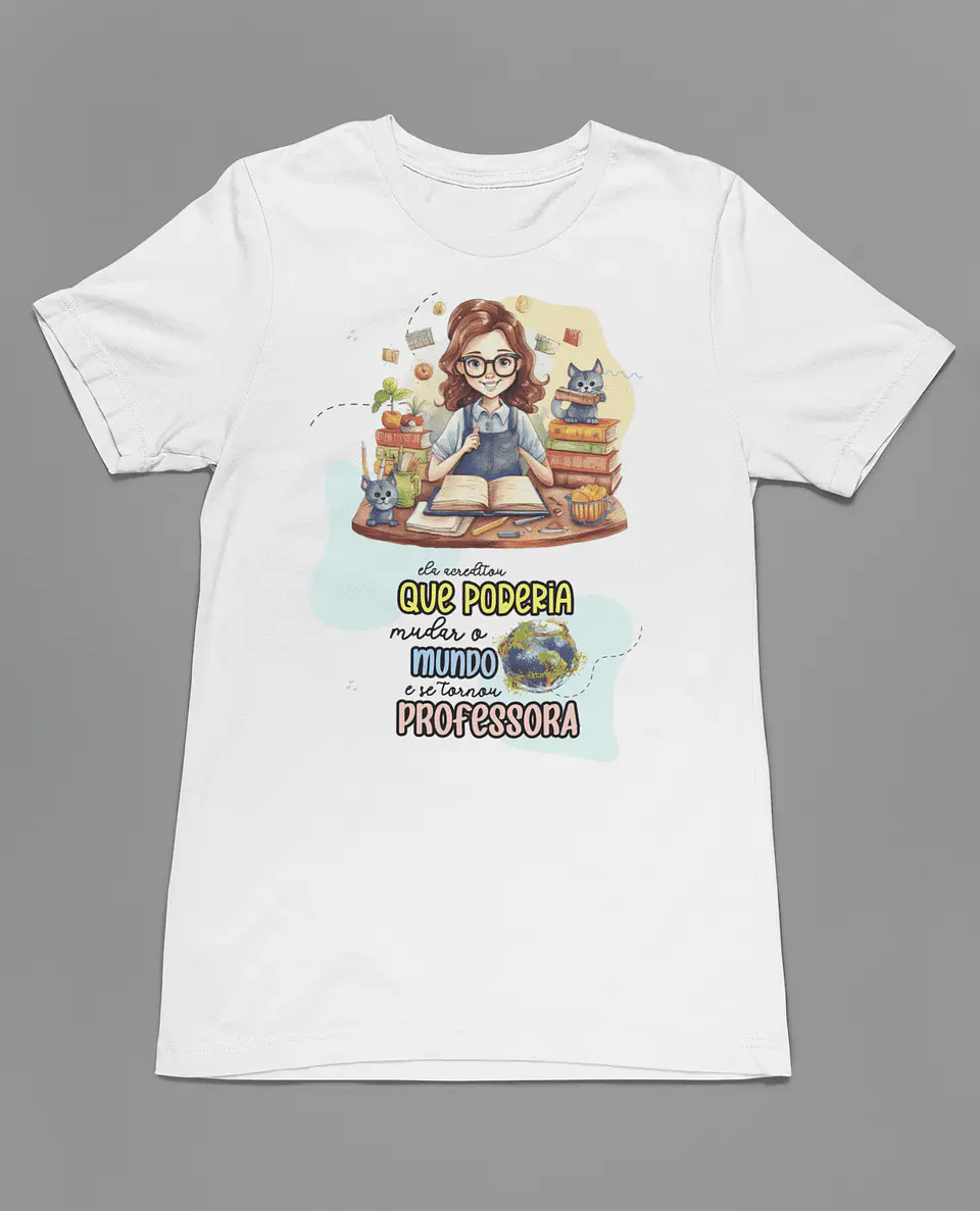 T-shirt Professores Mundo 4