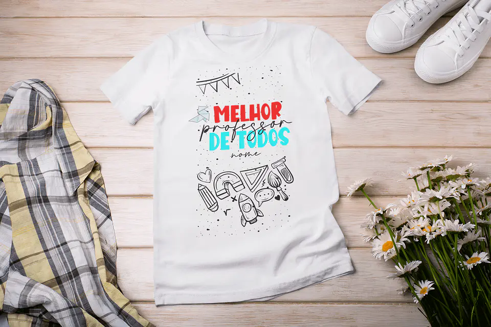 T-shirt Melhor professor de todos 1