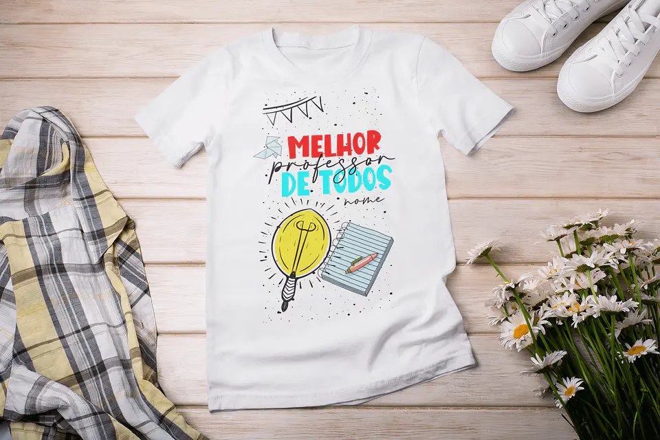 T-shirt Melhor professor de todos 2