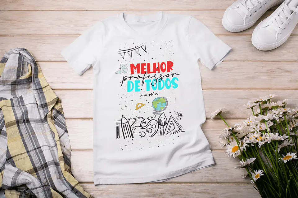 T-shirt Melhor professor de todos 5