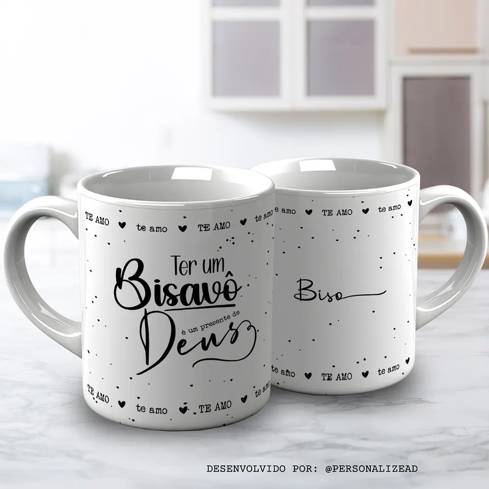 Caneca Avô pintinhas 1