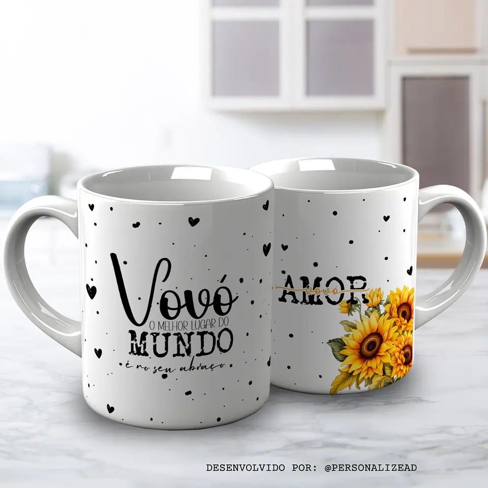 Caneca Avô pintinhas 2