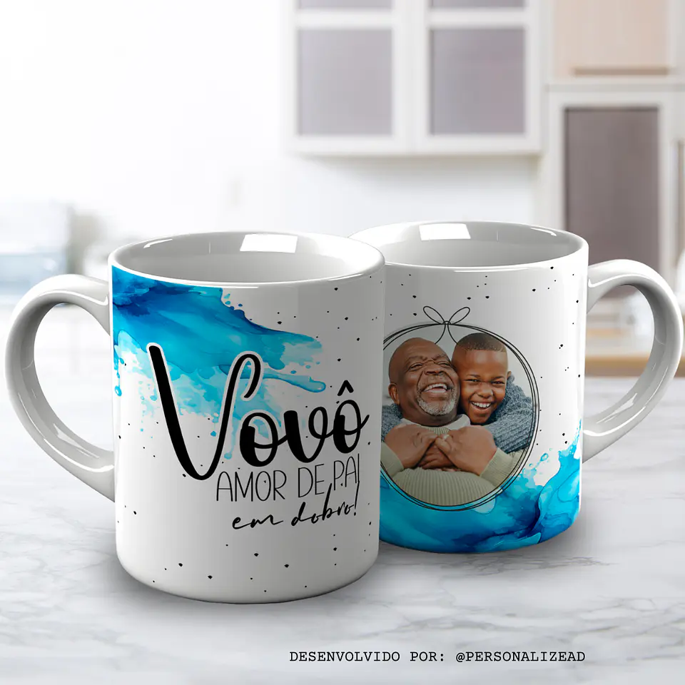 Caneca Avô pintinhas 4