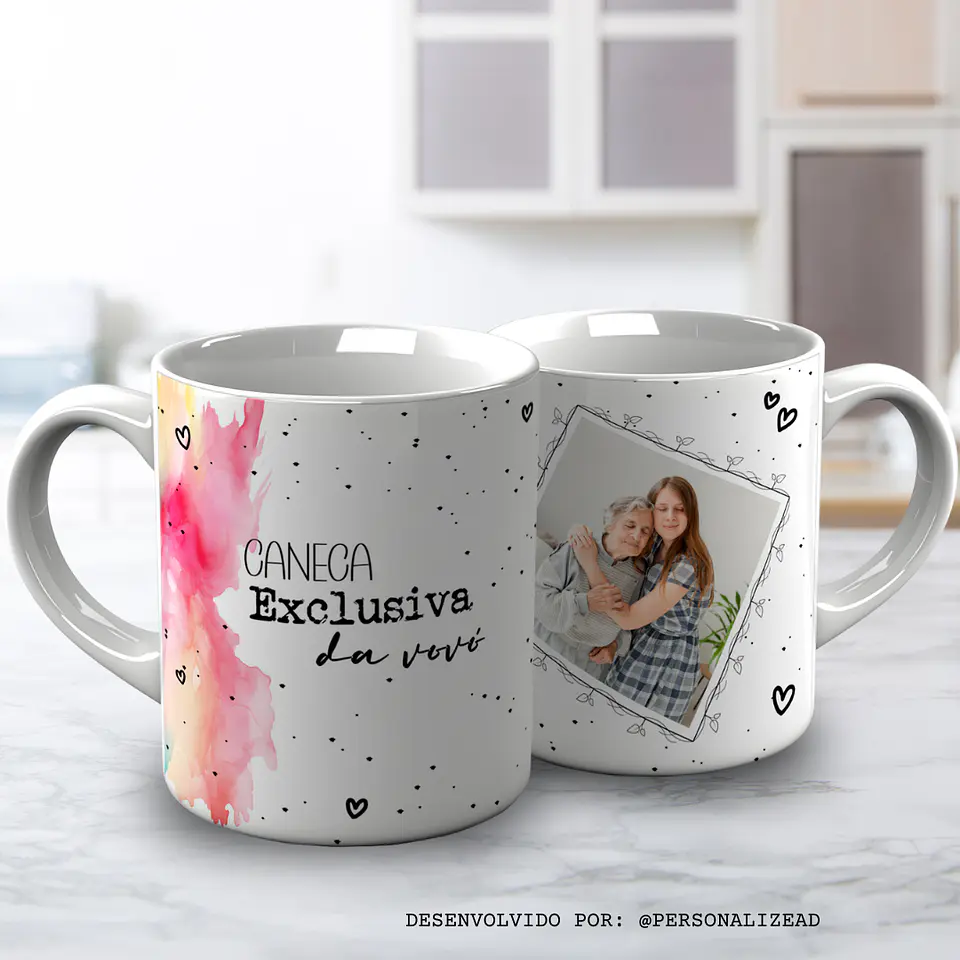 Caneca Avô pintinhas 5
