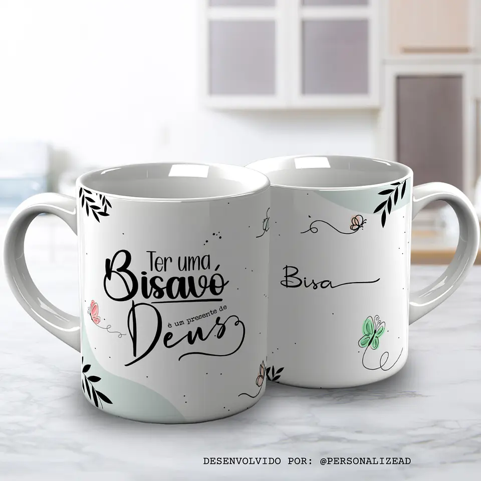 Caneca Avô pintinhas 6