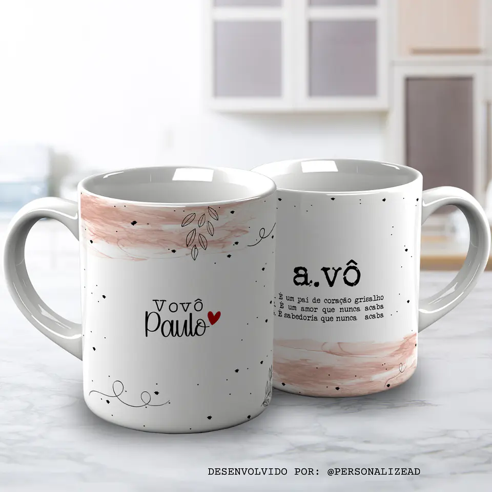 Caneca Avô pintinhas 10