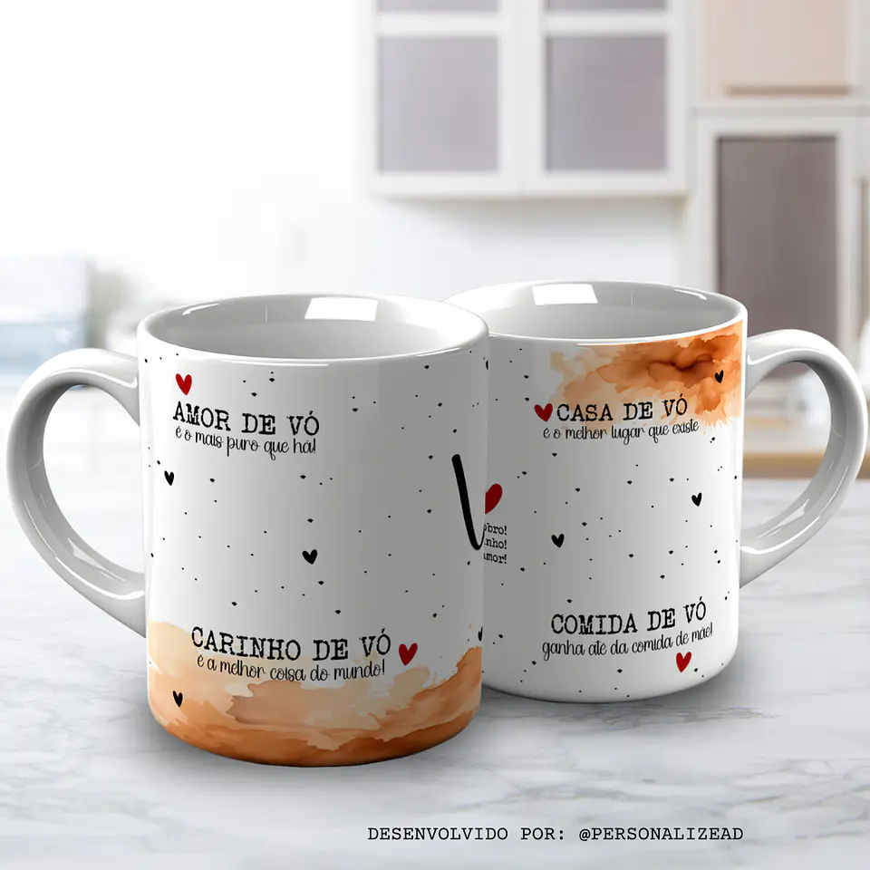 Caneca Avô pintinhas 17