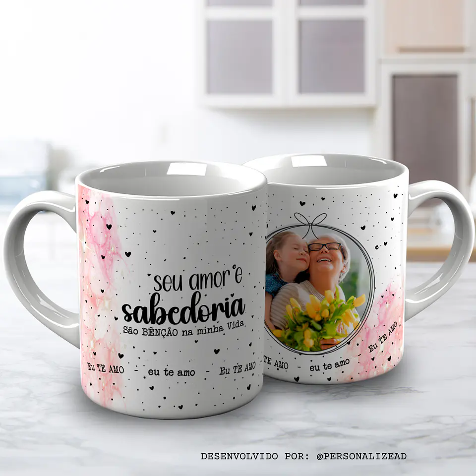 Caneca Avô pintinhas 18