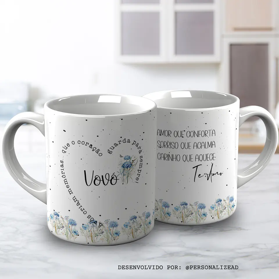 Caneca Avô pintinhas 19