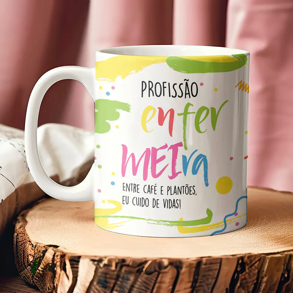 Coleção Caneca Profissões Femininas 12