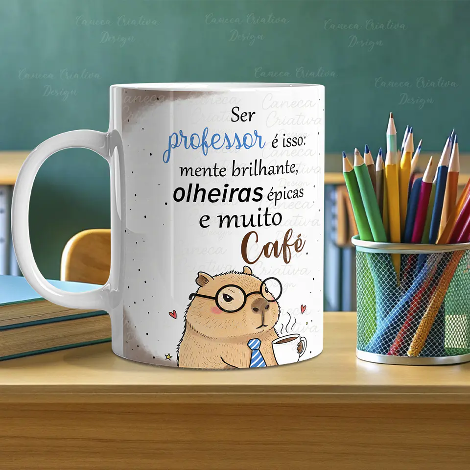 Caneca Capivara Professores 3