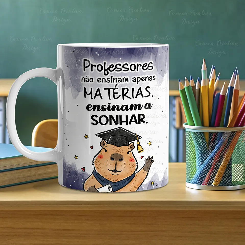 Caneca Capivara Professores 20