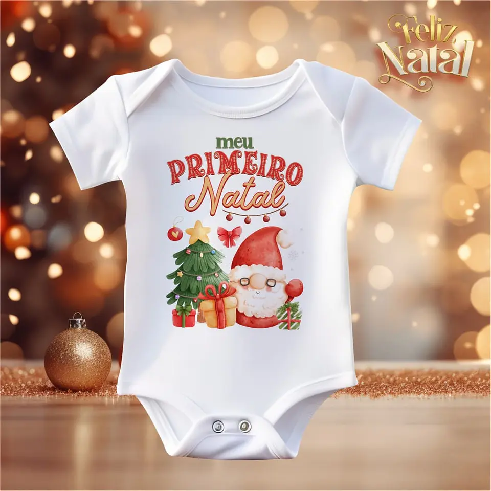 Body Natal Personalizado 100% Algodão 5
